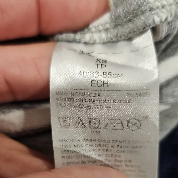 Banana Republic Gray and White Sleeveless Belted Sheath Maxi Dress - Picture 7 of 7